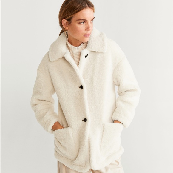 Mango Jackets & Blazers - NWOT Mango Sherpa Jacket